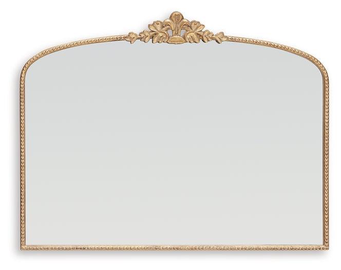 A8010320 Yellow Traditional Tellora Accent Mirror By Ashley - sofafair.com