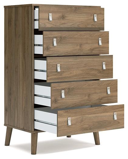 Aprilyn Chest of Drawers EB1187-245 Brown/Beige Contemporary Master Bed Cases By Ashley - sofafair.com