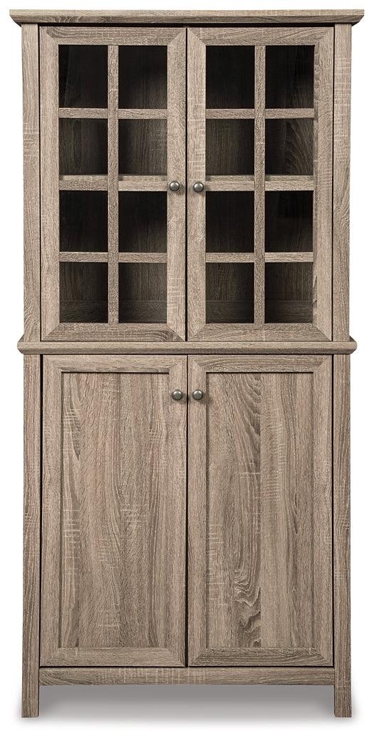 Drewmore Accent Cabinet ZH141454 Black/Gray Casual Kitchen/Dining Storage By Ashley - sofafair.com