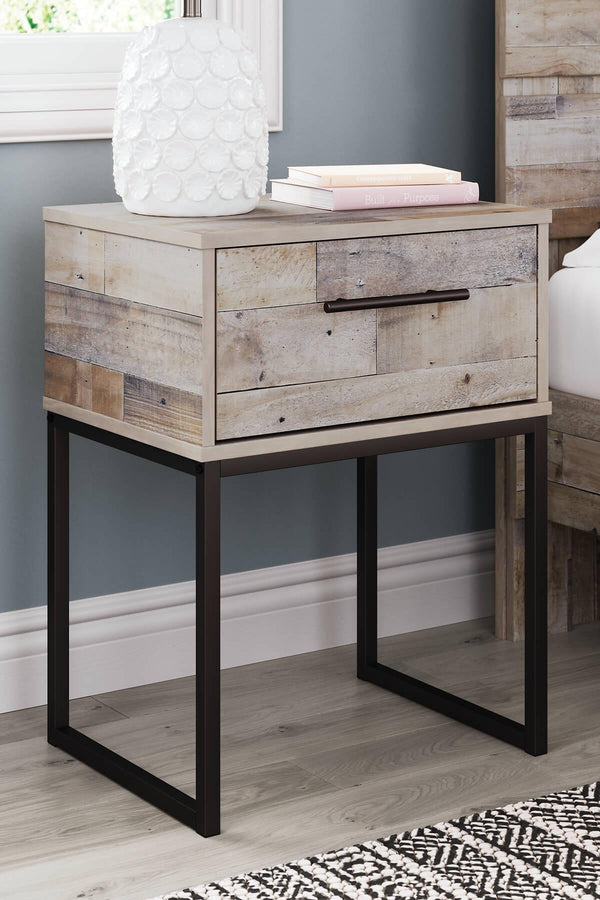 EB2320-291 Brown/Beige Casual Neilsville Nightstand By AFI - sofafair.com