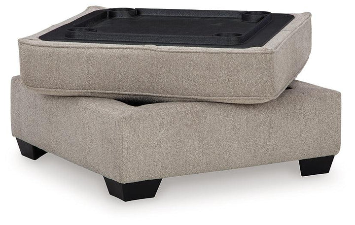 9060311 Brown/Beige Casual Claireah Ottoman With Storage By Ashley - sofafair.com
