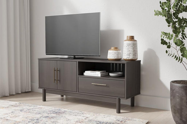 EW1011-268 Black/Gray Contemporary Brymont 59" TV Stand By Ashley - sofafair.com