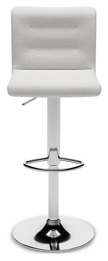 Pollzen Bar Height Bar Stool (Set of 2) D121-730X2 Contemporary Barstool By Ashley - sofafair.com