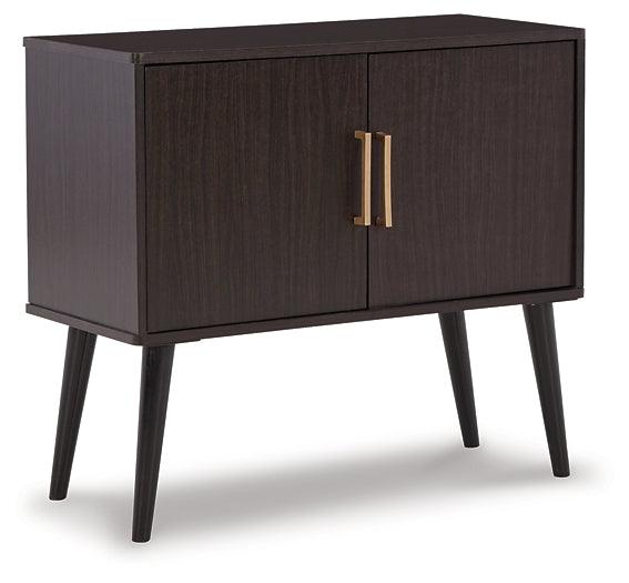 Orinfield Accent Cabinet A4000399 Black/Gray Contemporary Stationary Upholstery Accents By Ashley - sofafair.com