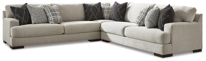 Artsie 3-Piece Sectional 58605S1 Black/Gray Contemporary Stationary Sectionals By AFI - sofafair.com