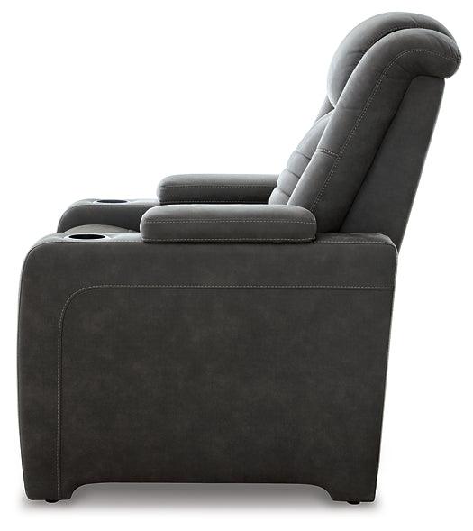 Soundcheck Power Recliner 3060613 Brown/Beige Contemporary Motion Upholstery By Ashley - sofafair.com
