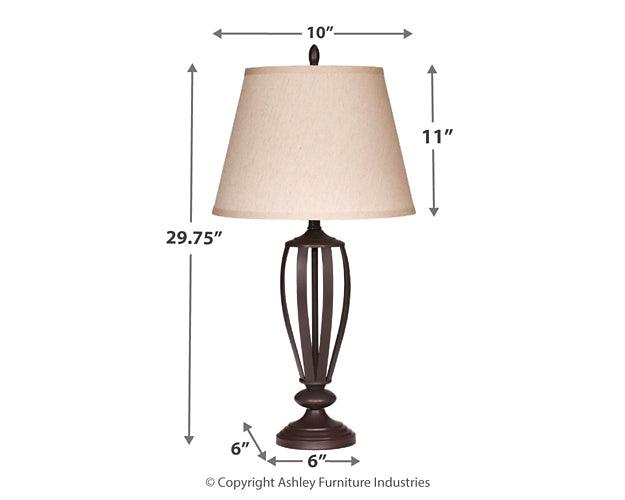 Mildred Table Lamp (Set of 2) L201944 Brown/Beige Casual Table Lamp Pair By Ashley - sofafair.com