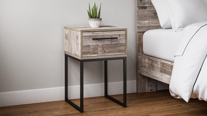 EB2320-291 Brown/Beige Casual Neilsville Nightstand By AFI - sofafair.com