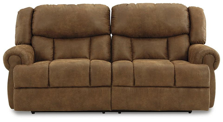 Boothbay Reclining Sofa 4470481 Brown/Beige Traditional Motion Upholstery By Ashley - sofafair.com