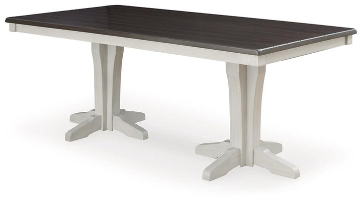 Darborn Dining Table D796D3 Black/Gray Casual Casual Tables By Ashley - sofafair.com