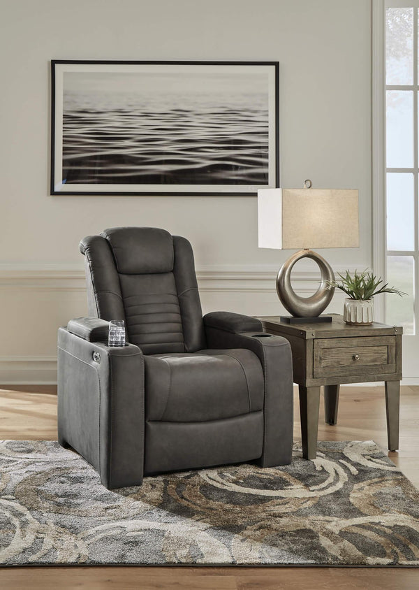 Soundcheck Power Recliner 3060613 Brown/Beige Contemporary Motion Upholstery By Ashley - sofafair.com