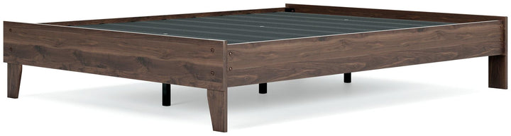 Calverson Queen Platform Bed EB3660-113 Brown/Beige Casual Master Beds By Ashley - sofafair.com