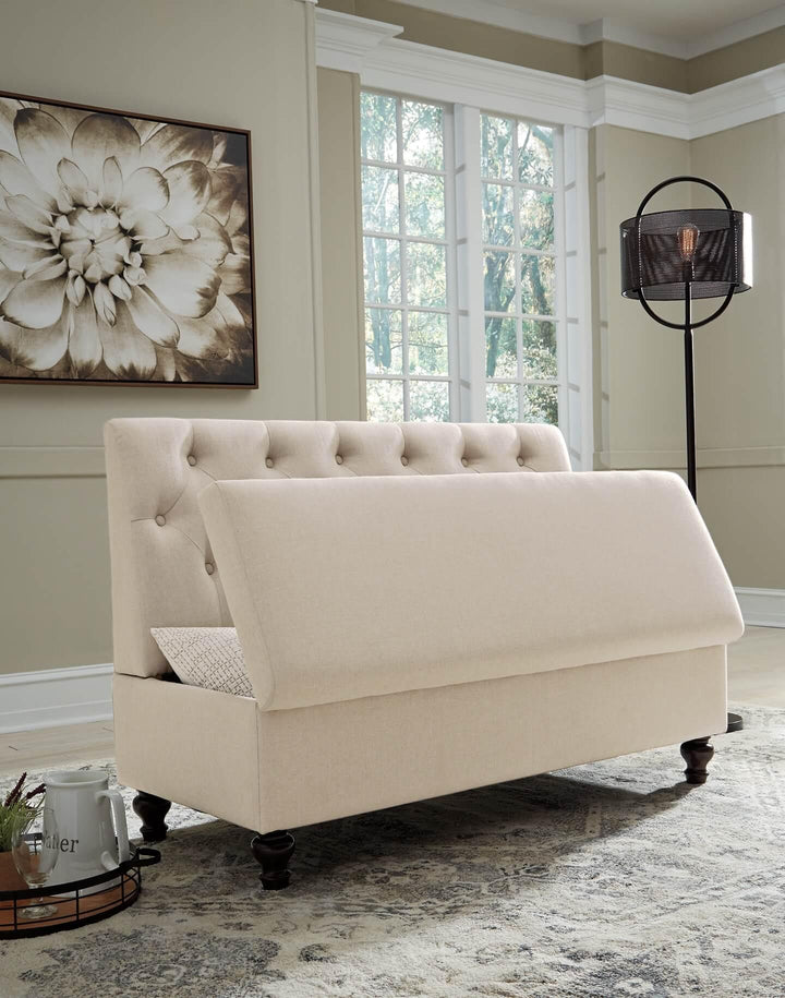 Gwendale Storage Bench A3000185 White Casual Accent Chairs - Free Standing By Ashley - sofafair.com