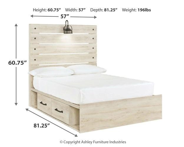 Cambeck Full Panel Bed with 2 Storage Drawers B192B16 White Casual Youth Beds By Ashley - sofafair.com
