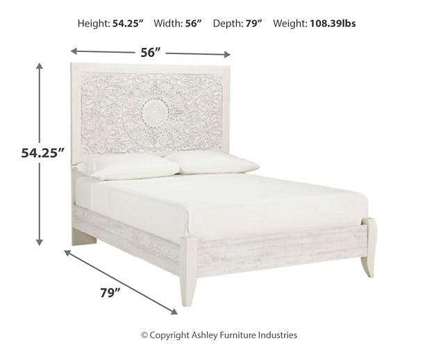 Paxberry Full Panel Bed B181B2 White Traditional Youth Beds By Ashley - sofafair.com