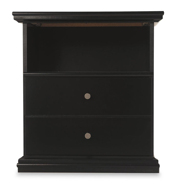 B138-91 Black/Gray Casual Maribel Nightstand By Ashley - sofafair.com