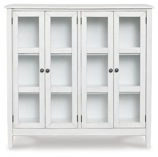 T937-40 White Contemporary Kanwyn Accent Cabinet By Ashley - sofafair.com