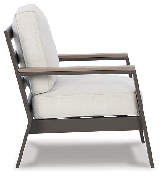 Tropicava Outdoor Lounge Chair with Cushion P514-820 White Casual Outdoor Seating By AFI - sofafair.com