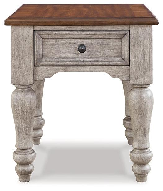 T741-3 Black/Gray Traditional Lodenbay End Table By Ashley - sofafair.com