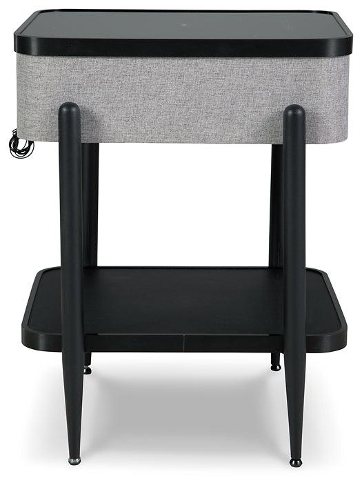 A4000550 Black/Gray Contemporary Jorvalee Accent Table By Ashley - sofafair.com
