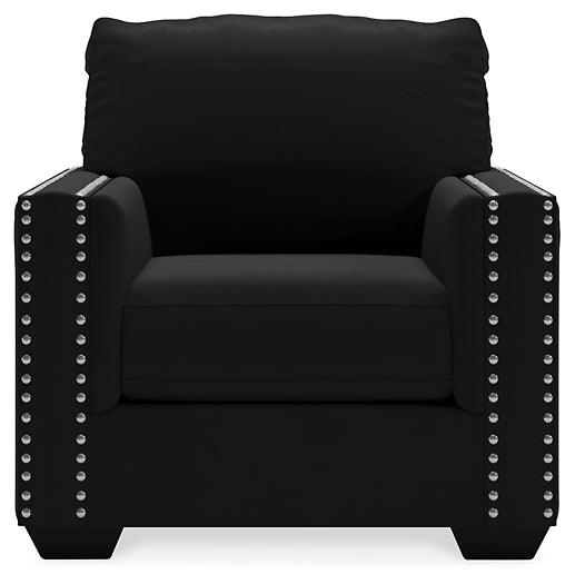 Gleston Chair 1220620 Black/Gray Contemporary Stationary Upholstery By Ashley - sofafair.com