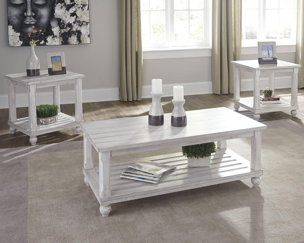 Cloudhurst Table (Set of 3) T488-13 White Contemporary 3 Pack By Ashley - sofafair.com