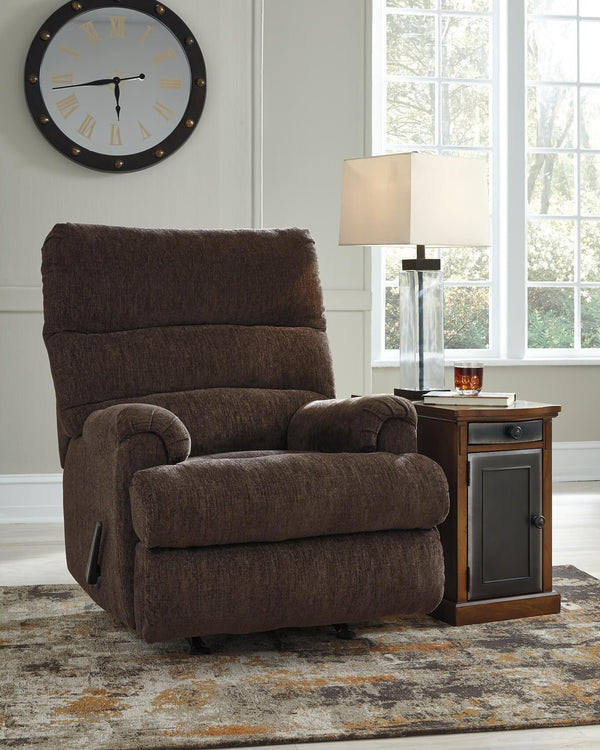 Man Fort Recliner 4660625 Brown/Beige Contemporary Motion Recliners - Free Standing By Ashley - sofafair.com