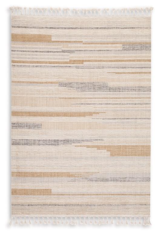 Joywell R405891,R405892 White Casual Rug Large By Ashley - sofafair.com