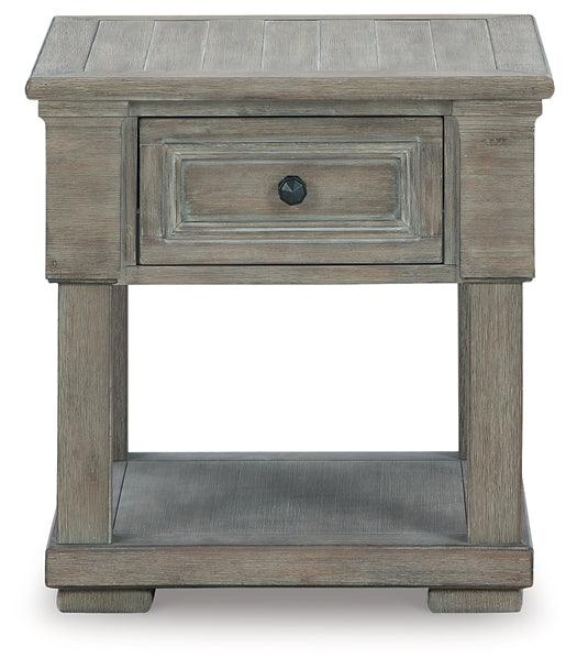 T659-3 Brown/Beige Casual Moreshire End Table By Ashley - sofafair.com