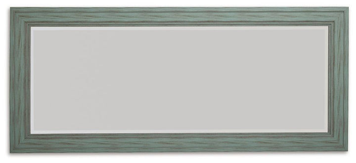 Jacee Floor Mirror A8010221 Blue Casual Decorative Oversize Accents By Ashley - sofafair.com