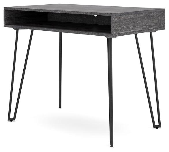 Strumford Home Office Desk H449-110 Black/Gray Contemporary Desks By Ashley - sofafair.com