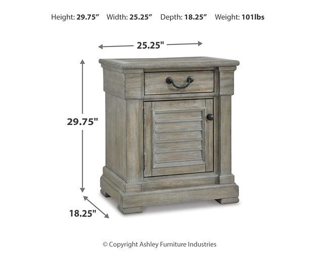 B799-91 Brown/Beige Casual Moreshire Nightstand By Ashley - sofafair.com