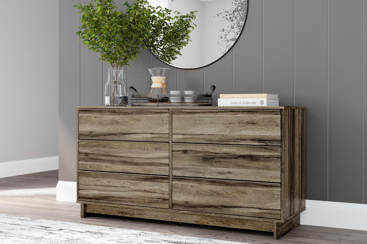 EB1104-231 Brown/Beige Casual Shallifer Dresser By Ashley - sofafair.com