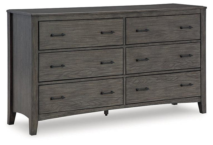 B651-31 Black/Gray Casual Montillan Dresser By Ashley - sofafair.com