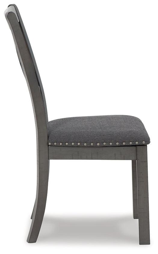 D629-01 Black/Gray Casual Myshanna Dining Chair By Ashley - sofafair.com