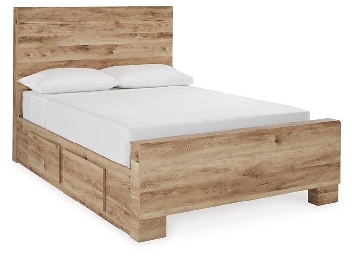 Hyanna Full Panel Bed with 1 Side Storage B1050B25 Brown/Beige Contemporary Youth Beds By AFI - sofafair.com
