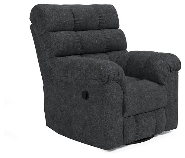Wilhurst Recliner 5540328 Blue Contemporary Motion Sectionals By Ashley - sofafair.com