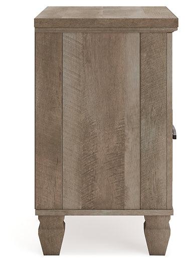 B2710-91 Brown/Beige Traditional Yarbeck Nightstand By Ashley - sofafair.com