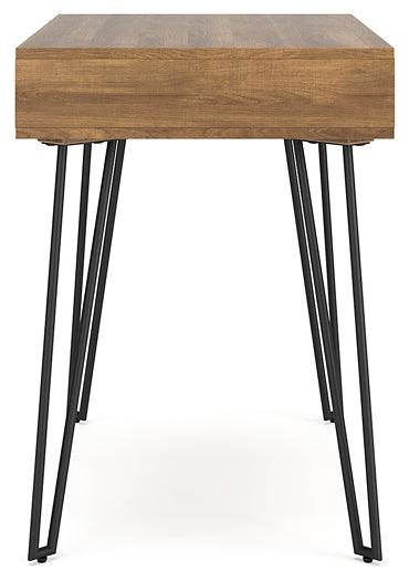 Strumford Home Office Desk H449-10 Black/Gray Contemporary Desks By Ashley - sofafair.com