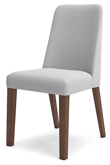 D615-01 Black/Gray Contemporary Lyncott Dining Chair By Ashley - sofafair.com