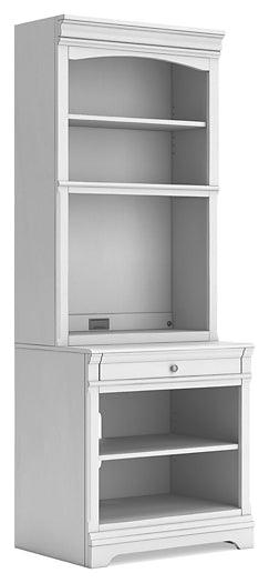 Kanwyn Bookcase H777H8 White Traditional Home Office Cases By Ashley - sofafair.com