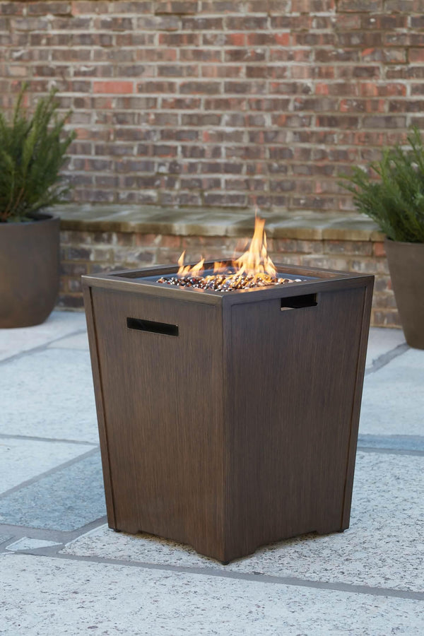 P040-773 Brown/Beige Casual Rodeway South Fire Pit By Ashley - sofafair.com