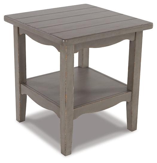 T784-2 Black/Gray Traditional Charina End Table By Ashley - sofafair.com