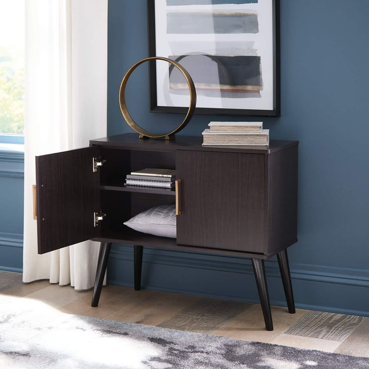 Orinfield Accent Cabinet A4000399 Black/Gray Contemporary Stationary Upholstery Accents By Ashley - sofafair.com