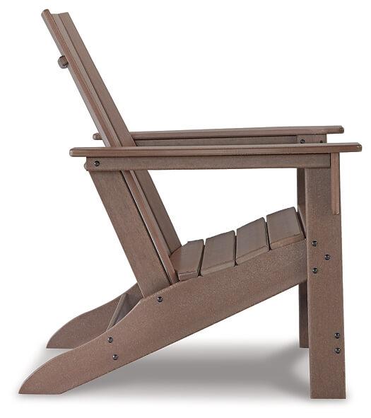 Emmeline Adirondack Chair P420-898 Brown/Beige Casual Outdoor Seating By AFI - sofafair.com