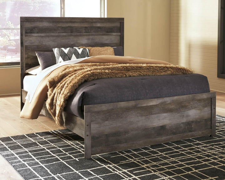 Wynnlow Queen Panel Bed B440B2 Black/Gray Casual Master Beds By Ashley - sofafair.com