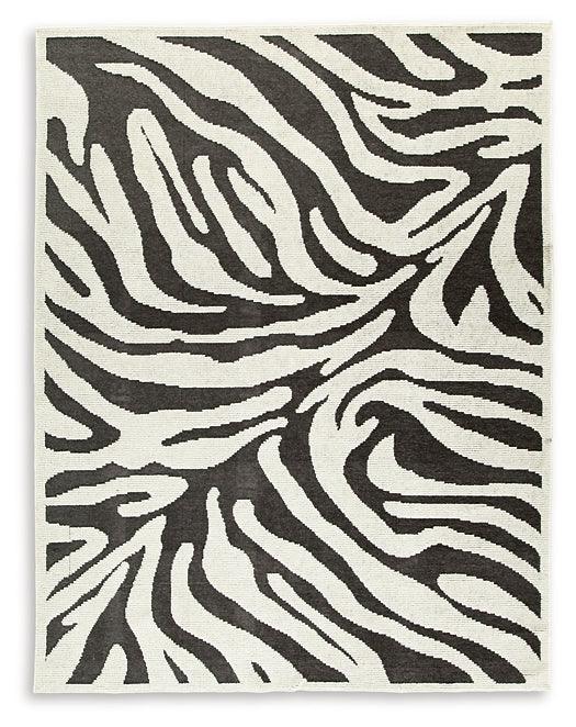 Thomwith 7'10" x 10'1" Rug R406291 White Contemporary Rug Large By Ashley - sofafair.com