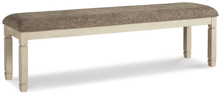 Bolanburg 65" Dining Bench D647-08 White Casual Formal Seating By Ashley - sofafair.com