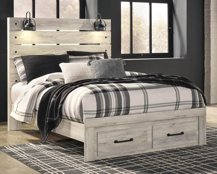 Cambeck Queen Panel Bed with 2 Storage Drawers B192B8 White Casual Master Beds By Ashley - sofafair.com