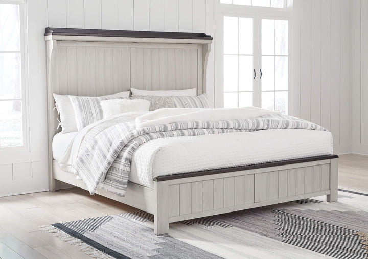 Darborn King Panel Bed B796B4 Black/Gray Casual Master Beds By Ashley - sofafair.com